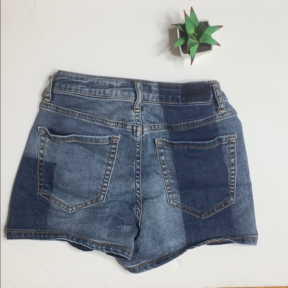 🌵Aeropostale patchwork high waisted midi shorts - Picture 2 of 5